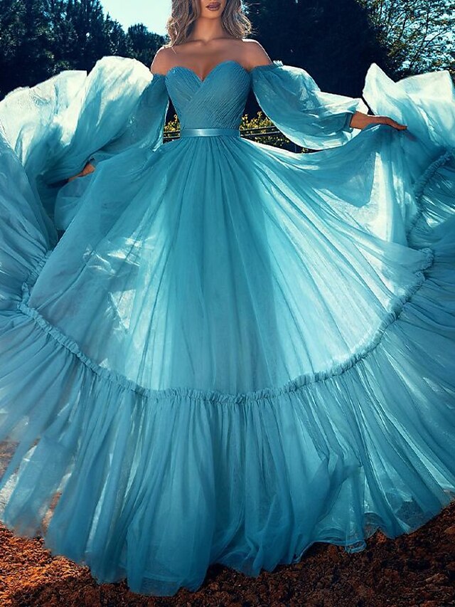 A-Line Prom Dresses Elegant Dress Quinceanera Formal Evening Floor ...