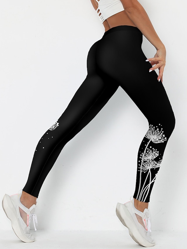 Womens Clothing Womens Bottoms | Womens Hip-Hop Athleisure Tights Leggings Print Ankle-Length Pants Leisure Sports Yoga Stretchy