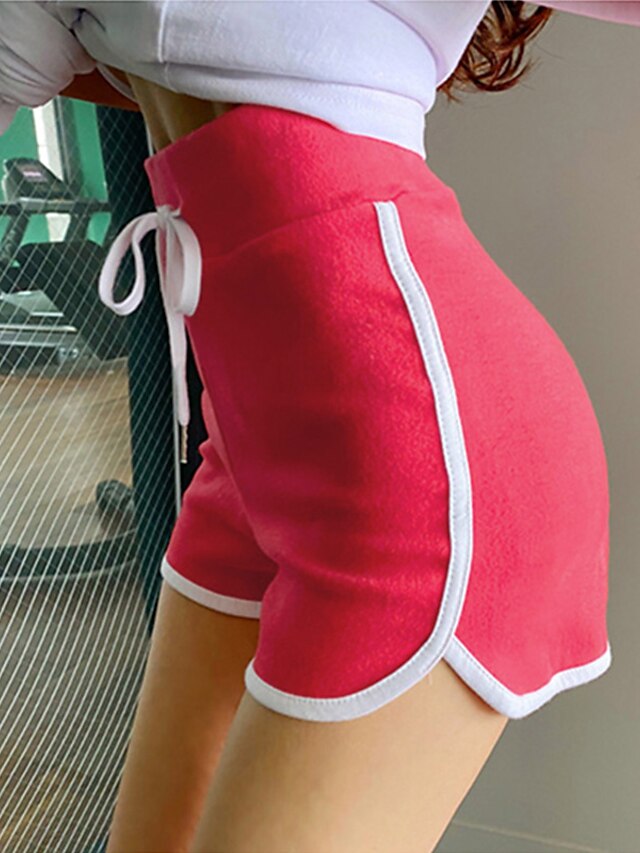 Womens Clothing Womens Bottoms | Womens Fashion Shorts Scrunch Butt Shorts Drawstring Short Pants Holiday Weekend Micro-elastic 