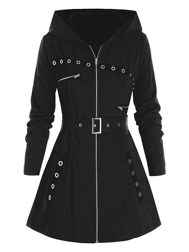 Womens Clothing Womens Outerwear | Womens Trench Coat Coat Street Daily Holiday Fall Winter Regular Coat Regular Fit Warm Breath