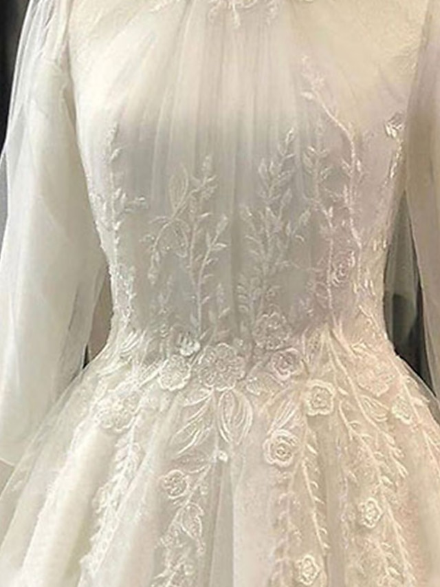 Engagement Vintage 1940s / 1950s Formal Wedding Dresses Ball Gown High ...