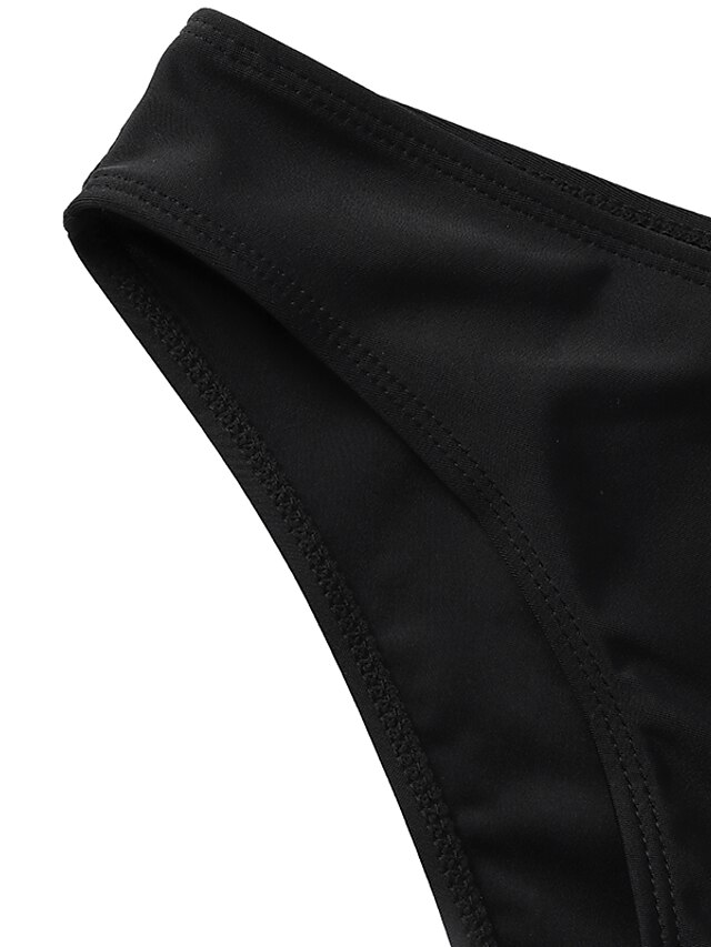 Women's Normal Swimwear Tankini 2 Piece Swimsuit 2 Piece Modest Swimwear Bandeau Strapless Solid