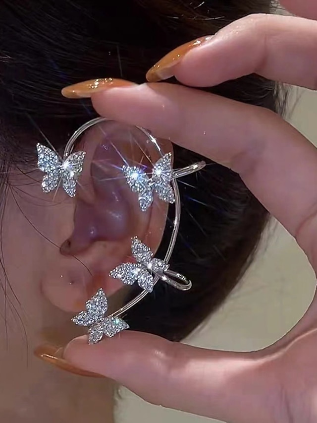  γυναικείο σκουλαρίκι μόδας σκουλαρίκι με πεταλούδα του δρόμου (μονοκόμματο)