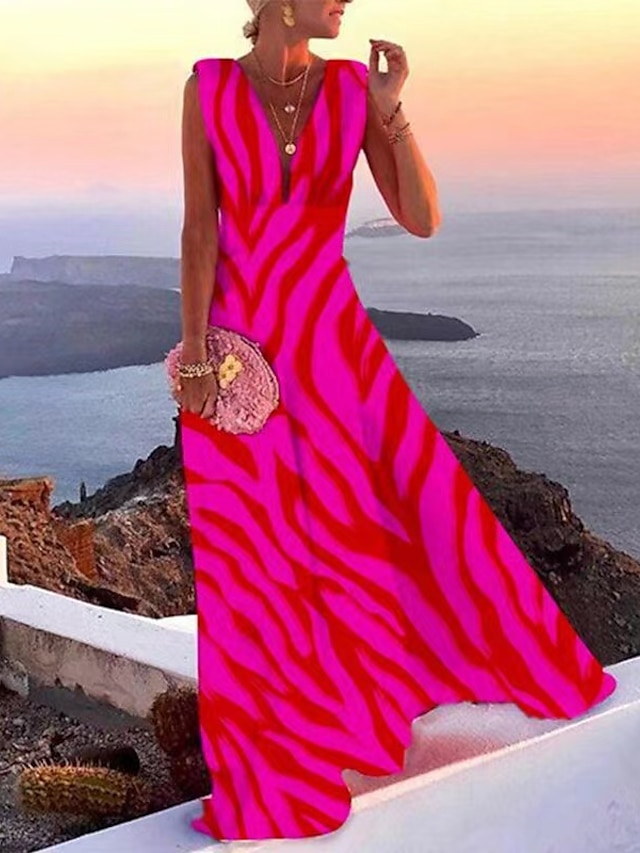 Women's Casual Dress Swing Dress Floral Dress Long Dress Maxi Dress ...