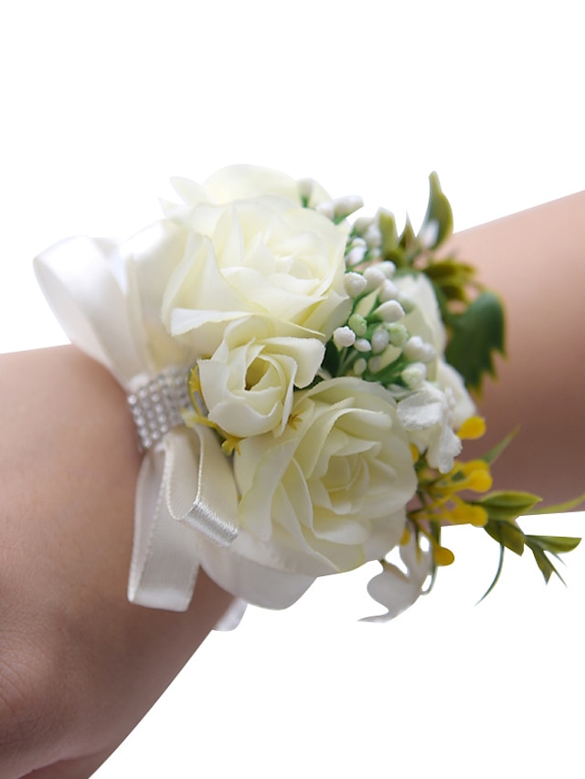 Wedding wrist flowers Fabric Wedding Party Polyester / Polyamide Modern Contemporary
