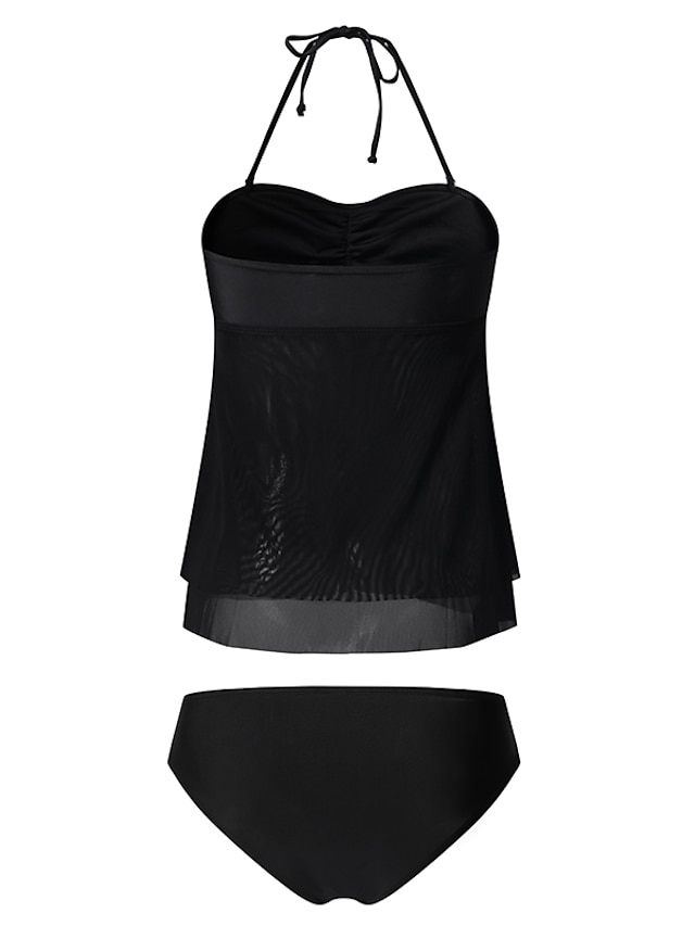 Bañador Menstrual Mujer 2 Piezas - Bikini Cintura Alta, Estampado, Reductor