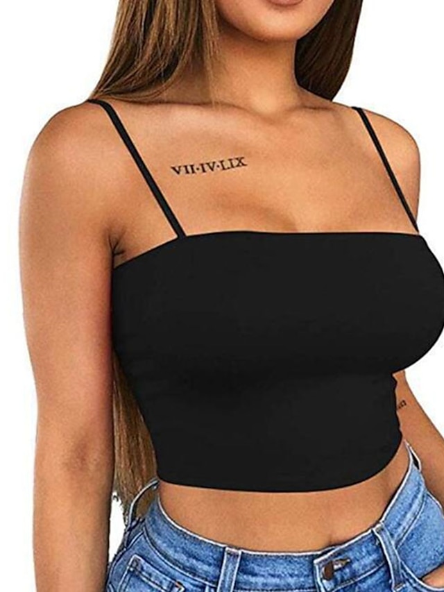  Women's Wireless Bras Padded Bras Sports Bras Fixed Straps Full Coverage Scoop Neck Breathable Running Pure Color Pull-On Closure Sport Date Casual Daily Polyester Sexy 1PC Green White / 1 PC
