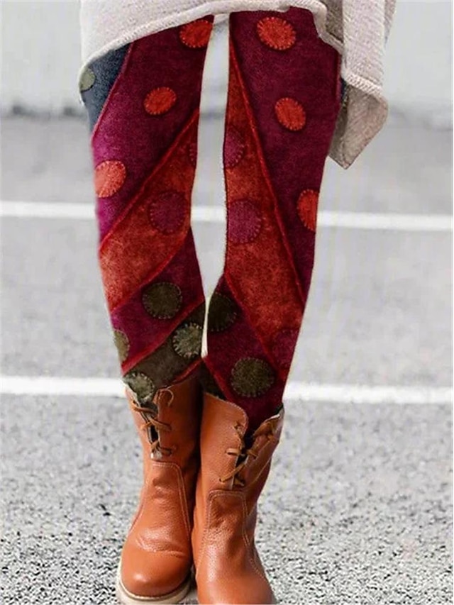  Women's Normal Tights Leggings Cozy Leggings Fashion Designer Tights Full Length Mid Waist Graphic Cat Flower / Floral Print Butt Lift Comfort Tummy Control High Elasticity Halloween Daily Black