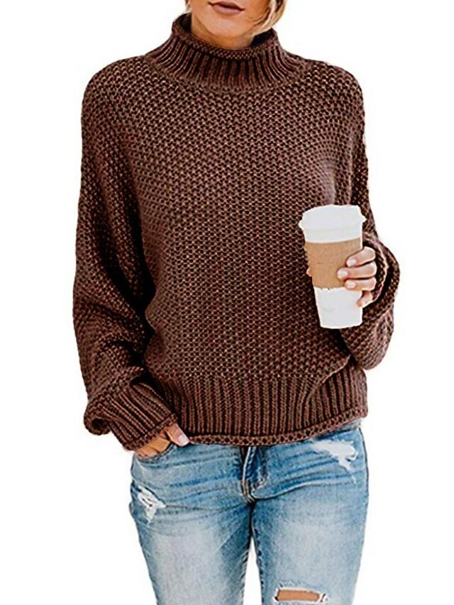 Maglione Donna Spalla Scoperta Autunno Manica Lunga Scollo A V Razzlebelle – Maglia Lavorata A Maglia
