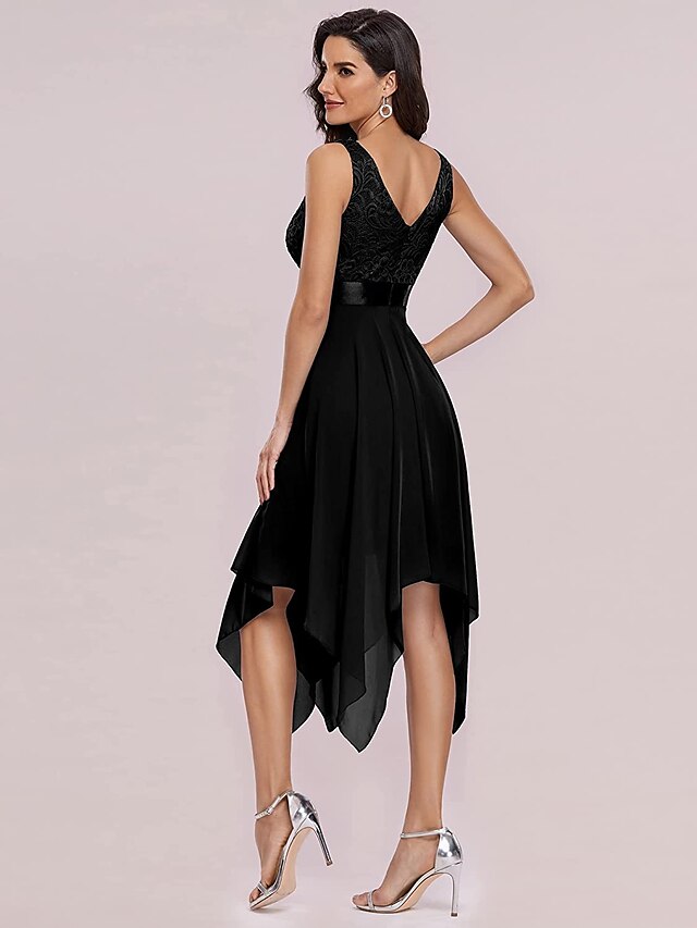 A Line Cocktail Dresses Elegant Dress Wedding Guest Homecoming