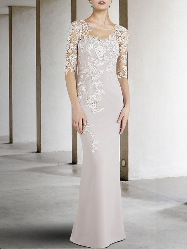 Sheath Column Mother Of The Bride Dress