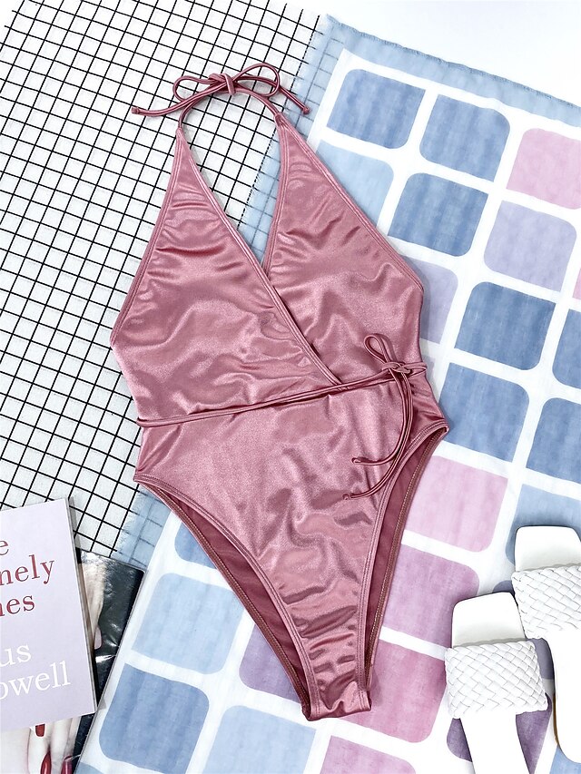 Women's Swimwear One Piece Monokini Bathing Suits Normal Swimsuit