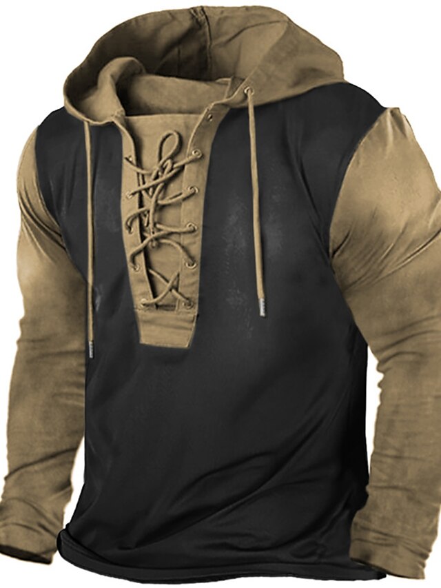 Men's Unisex Pullover Hoodie Sweatshirt Pullover Distressed Hoodie