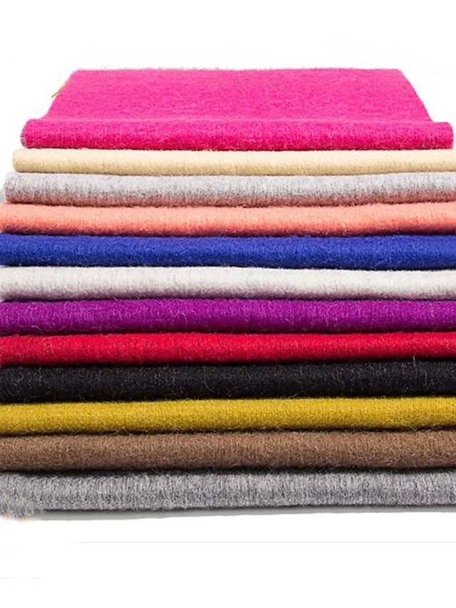  écharpe en laine de couleur unie pour hommes double face nouvelle écharpe pour hommes tout match écharpe chaude hiver