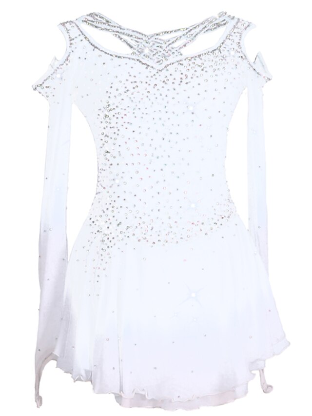 Figure Skating Dress Women's Girls' Ice Skating Dress Outfits Black