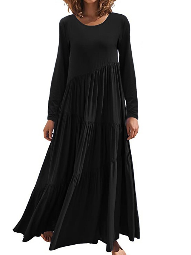 Women's Casual Dress Swing Dress Tiered Dress Long Dress Maxi Dress