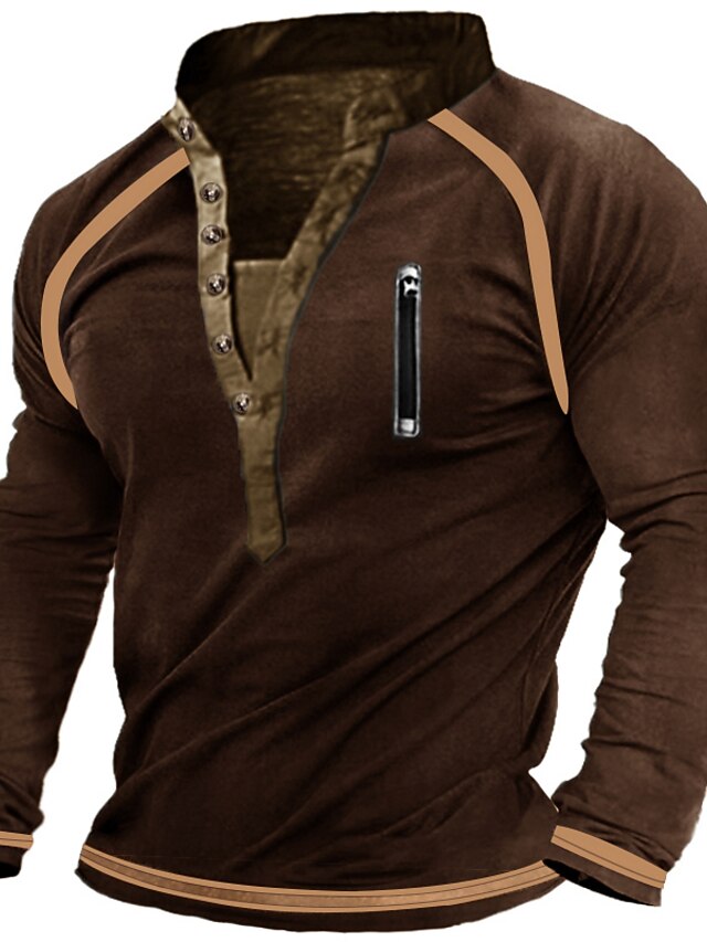 Sweat Polaire Tracker Homme Vert Henley Taille L - Occasion Parfait état, Pour Randonnée Extérieur