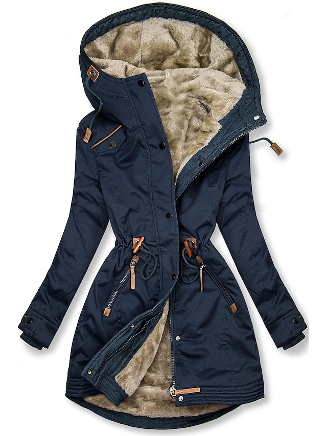 Women's Winter Jacket Winter Coat Parka Warm Street Casual Daily Casual ...