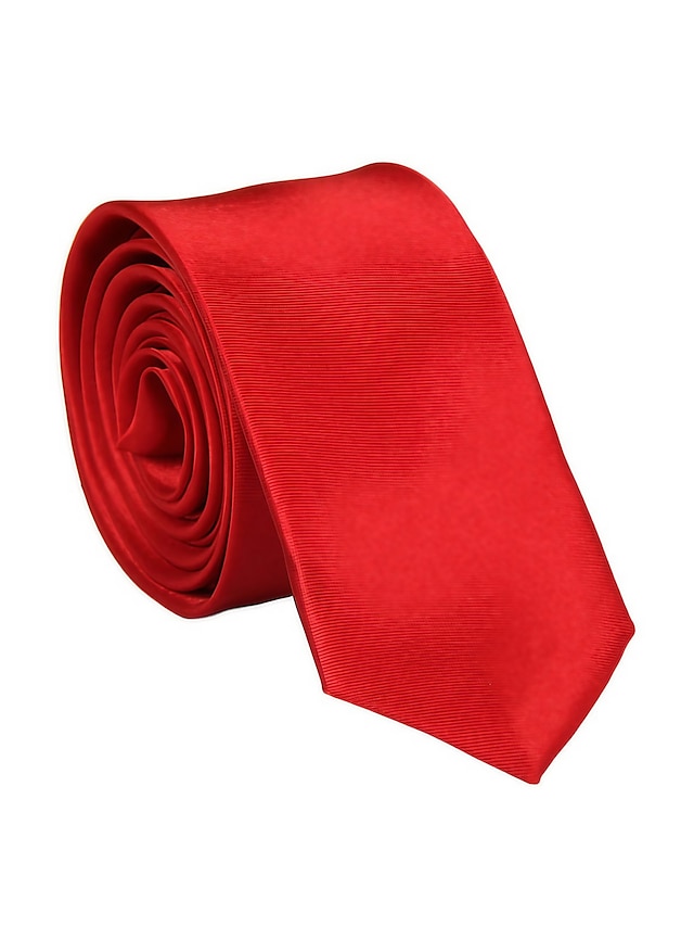  Hommes classique décontracté mince plaine cravates cravate étroite cravate 5 cm couleur unie costumes d'affaires cravate formelle robe accessoires bureau fête
