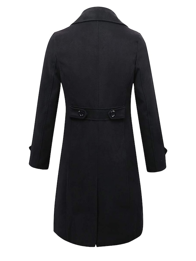 BIISDOST Regenjas voor dames, effen, herfst- en winterjas, open jas, fiets, regenparka, lichte windjas, wintermantel voor wandelen, fietsen, blauw, L