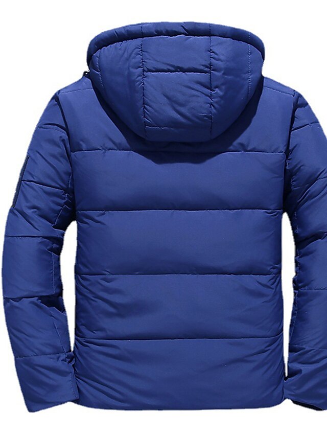 Men's Winter Coat Winter Jacket Down Jacket Cardigan Zipper Pocket