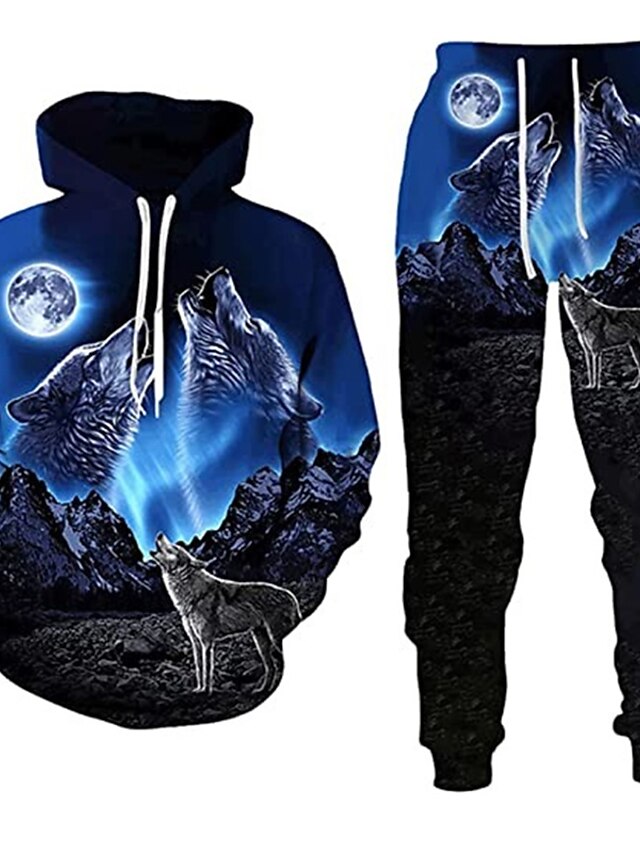 Générique Ensemble Jogging Homme, Survetement Homme 2 Pièces Sweat