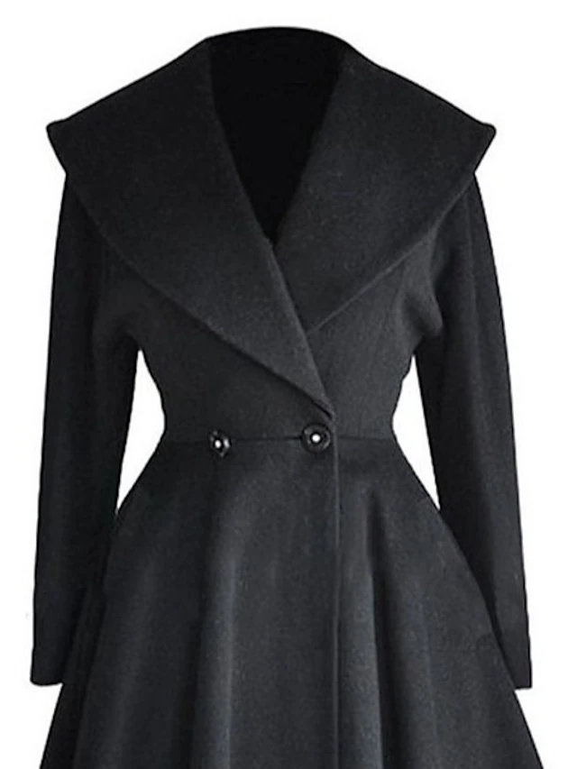 Women's Winter Coat Long Overcoat Winter Coat Party Dress Coat Warm ...