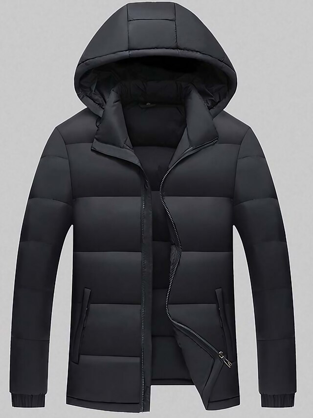 Men's Winter Coat Winter Jacket Puffer Jacket Quilted Jacket Zipper