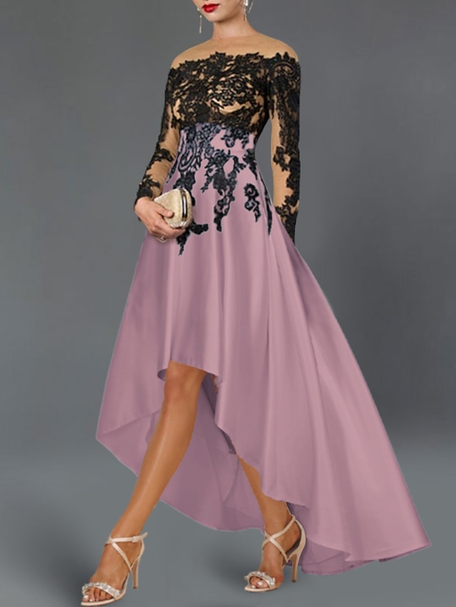 A Line White Lace Off Shoulder Short Evening Dress Cocktail Dresses Short Party Dress