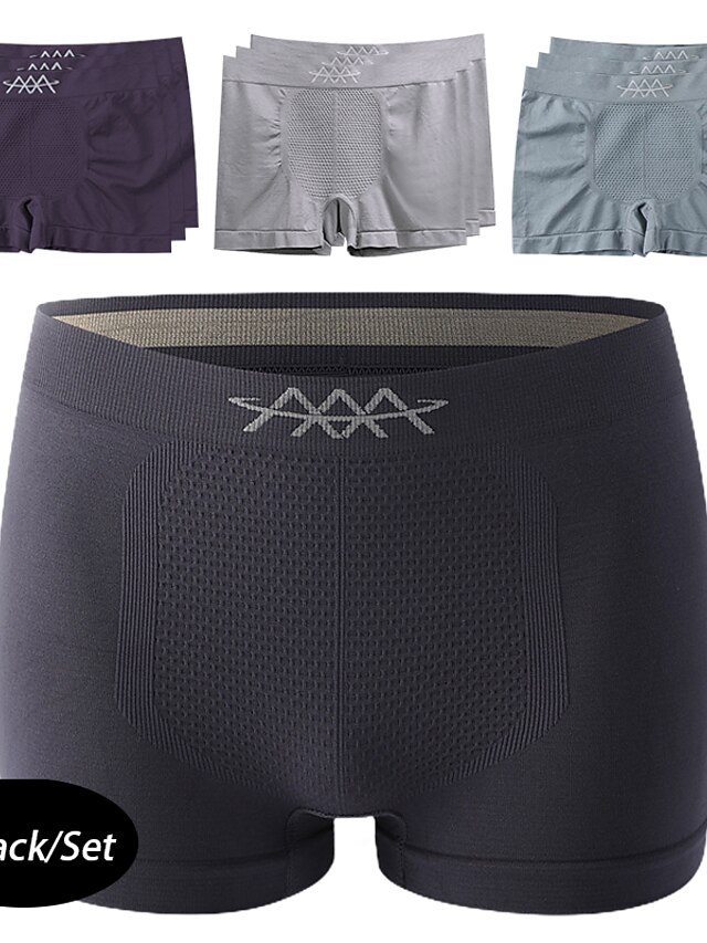 Herren-Boxershorts In Übergröße – Nahtlos, Baumwolle, 3er Pack, Größe Bis 13XL, Atmungsaktiv
