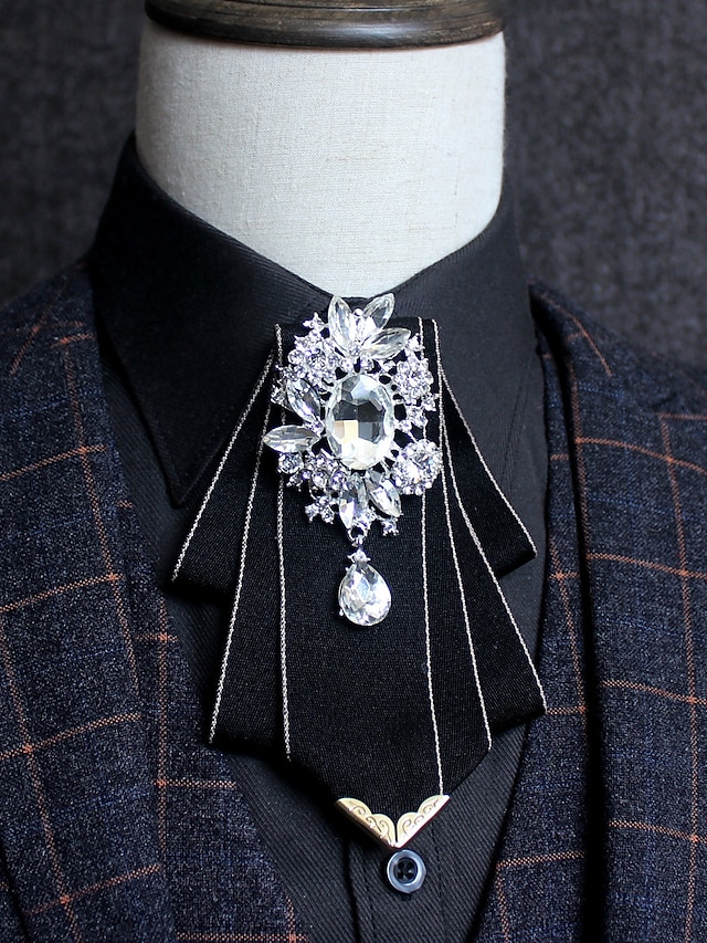  мужской базовый галстук-бабочка однотонный черный цвет шампанского розовый 2024