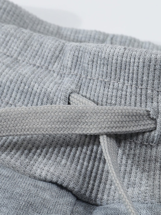 Men's Sweatpants Joggers Trousers Pocket Drawstring Plain Comfort Warm ...
