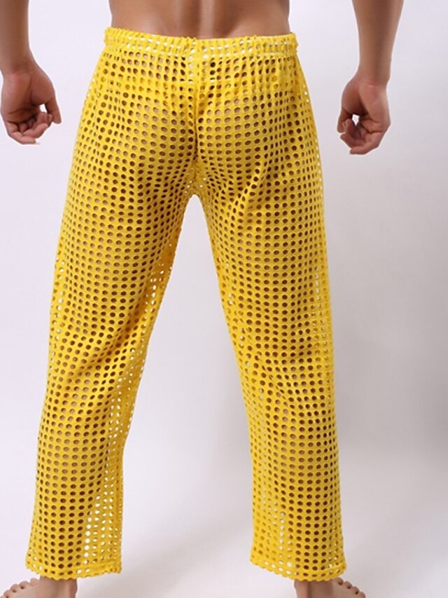 Men's Loungewear Lounge Pants Plain Stylish Casual Comfort Home Daily ...