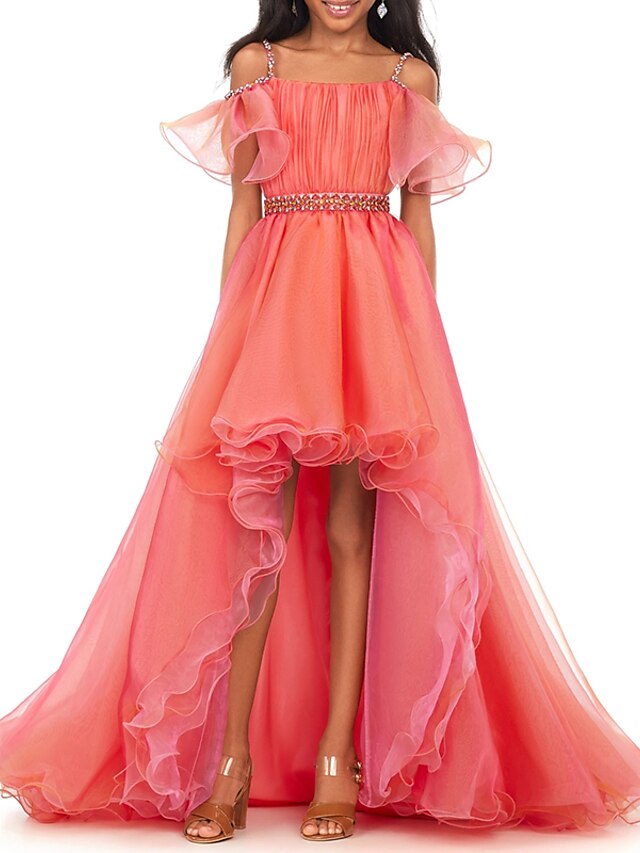 Rosette Bodice Ombre Girl Party Dress by AS322 Kids Dream - Girl Formal Dresses