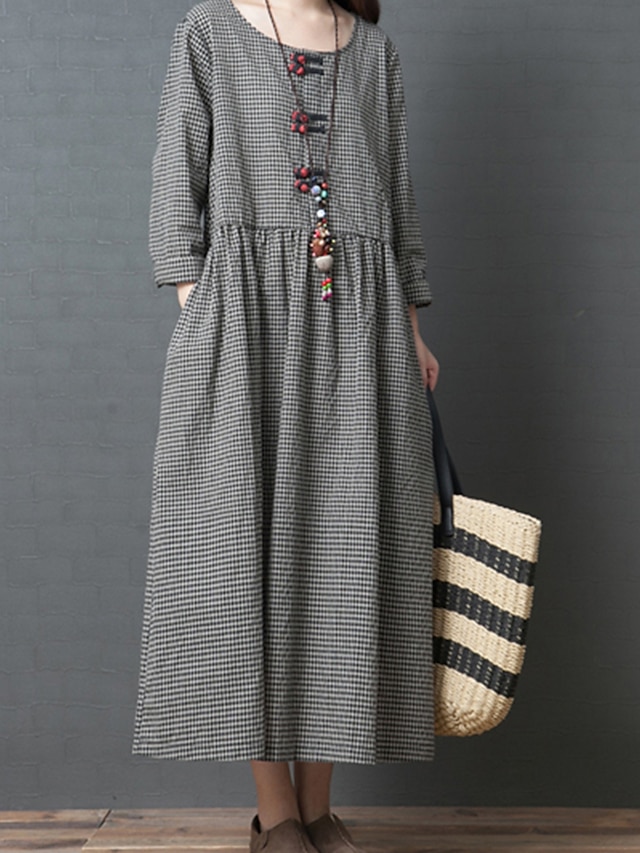 Women's Casual Dress Swing Dress A Line Dress Long Dress Maxi Dress ...