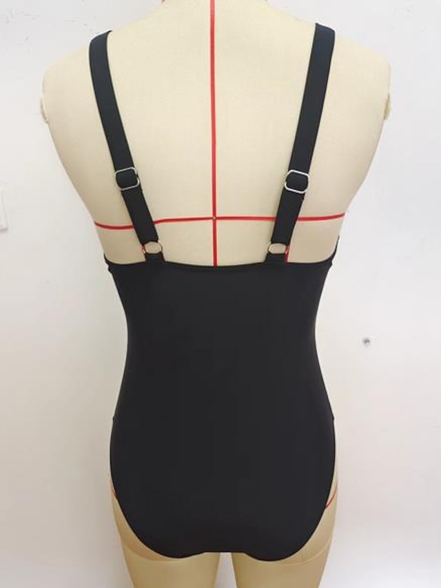 Women's Swimwear One Piece Monokini Bathing Suits Normal Swimsuit Tummy