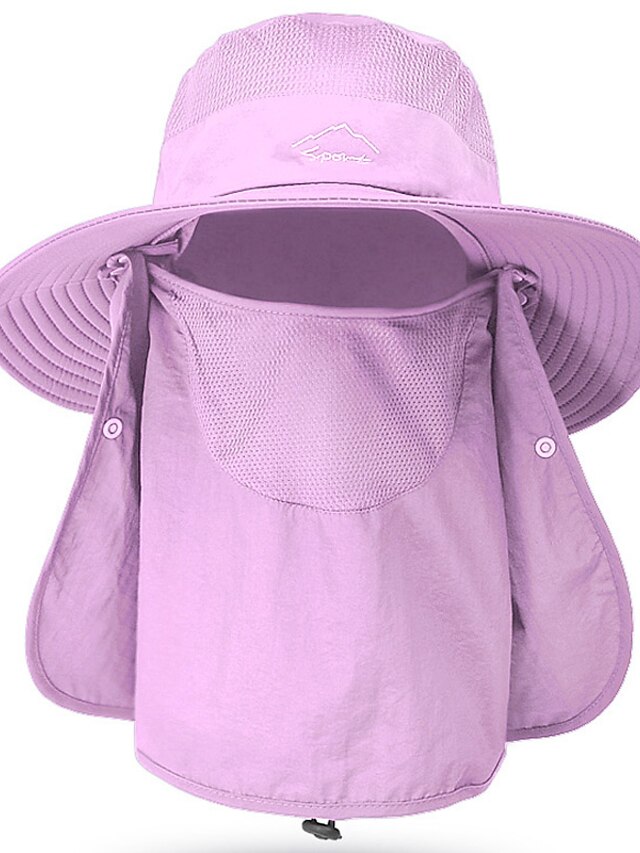  Herr Fiskarhatt Solhatt Fiskehatt Boonie hatt Vandringshatt Svart Rodnande Rosa Chinlon Streetwear Stylish Ledigt Utomhus Dagligen Utekväll Bokstav Broderi UV Solskydd Solskyddskräm Snabb tork