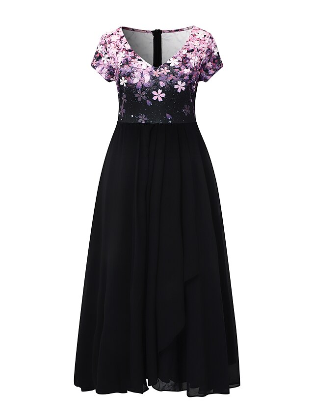 Women's Casual Dress Lace Dress Sheath Dress Midi Dress Black Blue ...