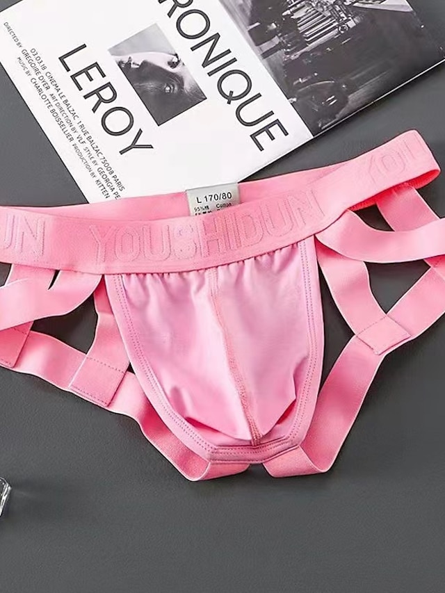 Men's 1pcs Sexy Panties Underwear Briefs Jockstrap 95% Cotton 5% ...