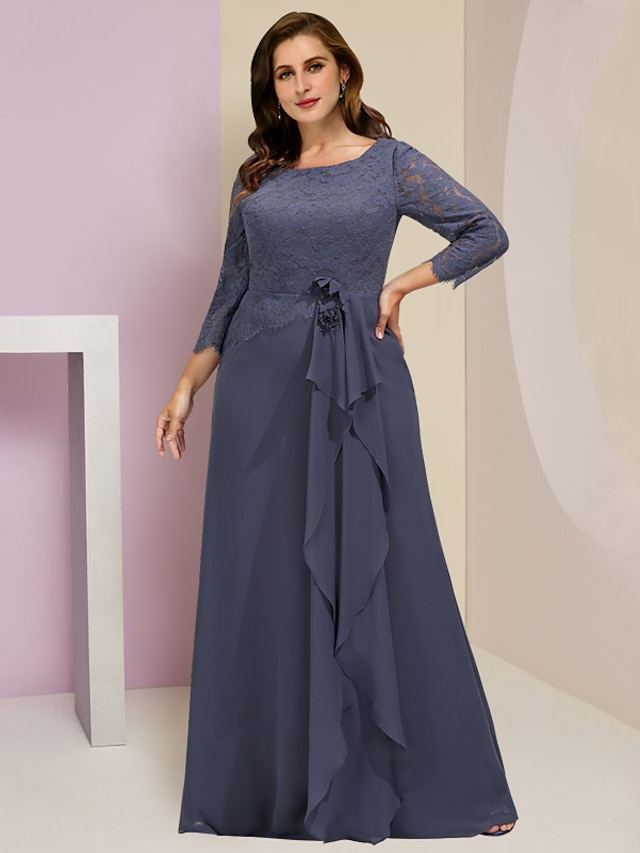 Mother of the Bride Dresses Plus Size Curve Hide Belly Wedding Guest ...