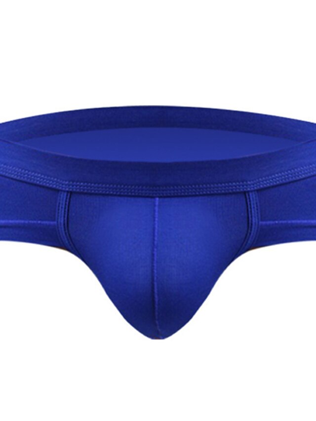 Men's 3 Pack Briefs Brief Underwear Modal Washable Comfortable Plain Low Rise Black White 2024