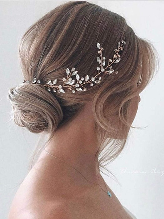  sposa matrimonio fascia strass da sposa fermagli per capelli damigella d'onore accessori accessori per capelli per feste copricapo per donna