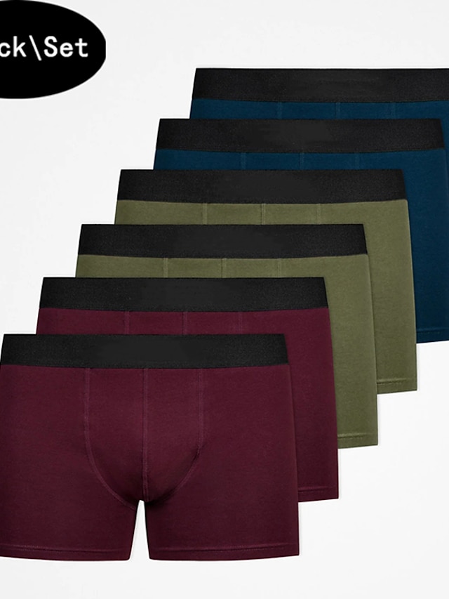 Xxl Boxers Men's Plaid Boxer Briefs - 3 To 12 Pack, Cotton Blend