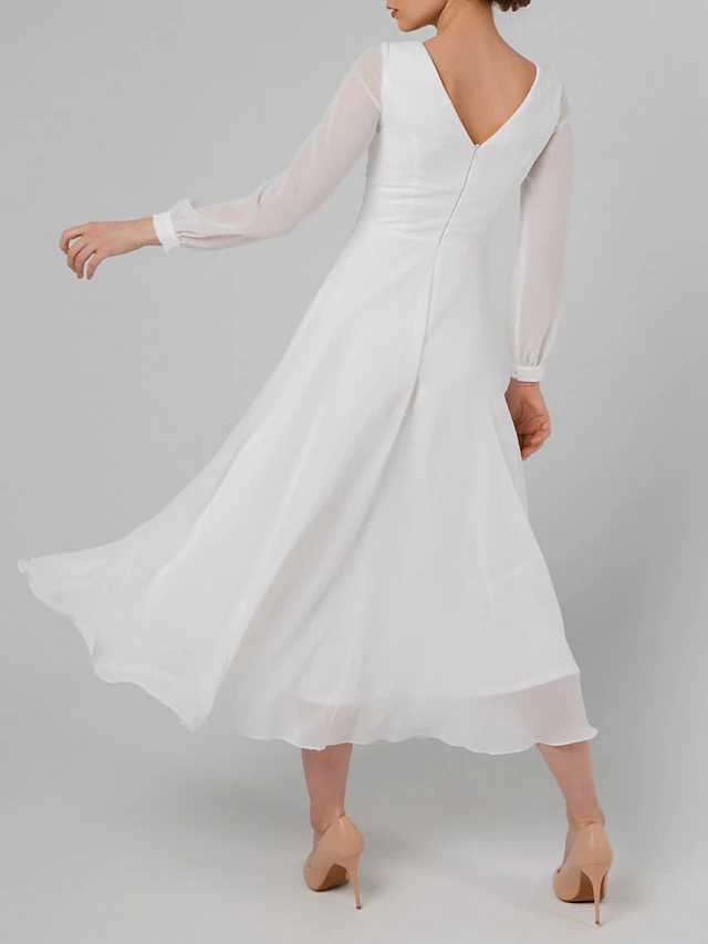 A-Line Cocktail Dresses Little White Dresses Dress Wedding Reception ...