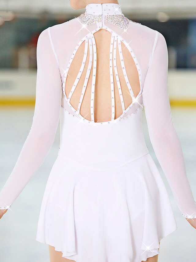 Figure Skating Dress Women's Girls' Ice Skating Dress Outfits Light