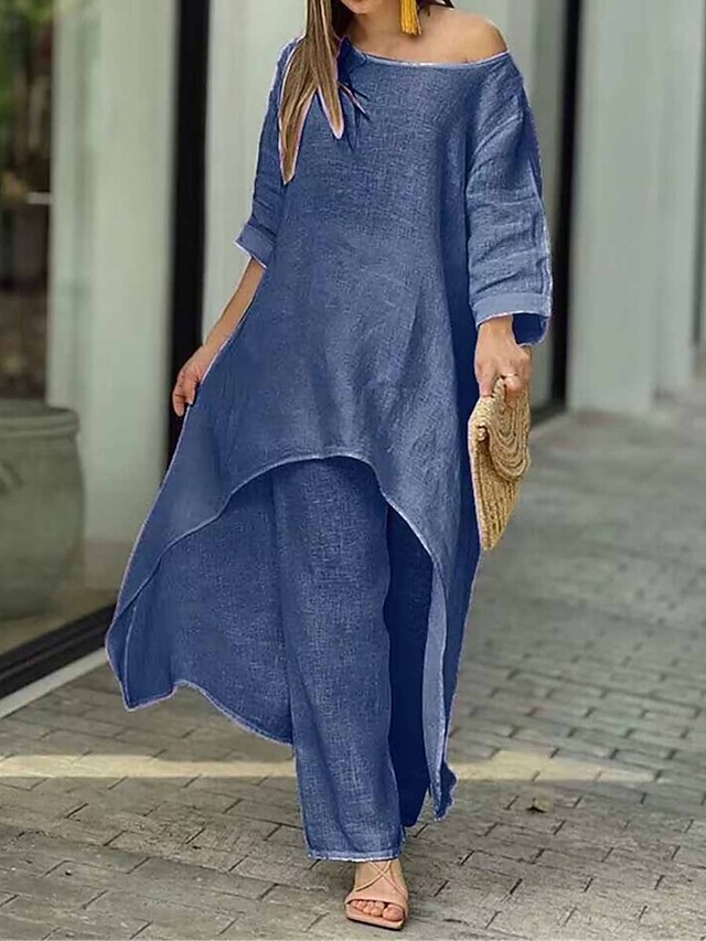 Women's Loungewear Sets Pure Color Fashion Simple Casual Street Date