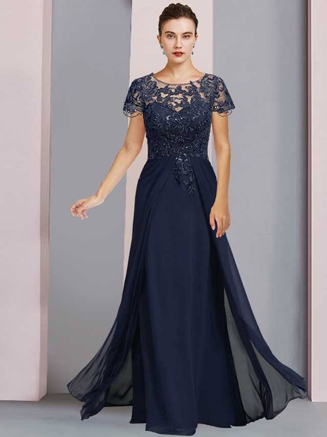 Sheath / Column Mother of the Bride Dress Formal Elegant Luxurious ...