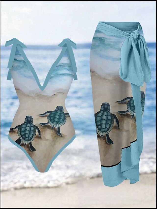 Mujer Bañadores Una pieza Fondo de playa Normal Traje de baño 2 Piezas