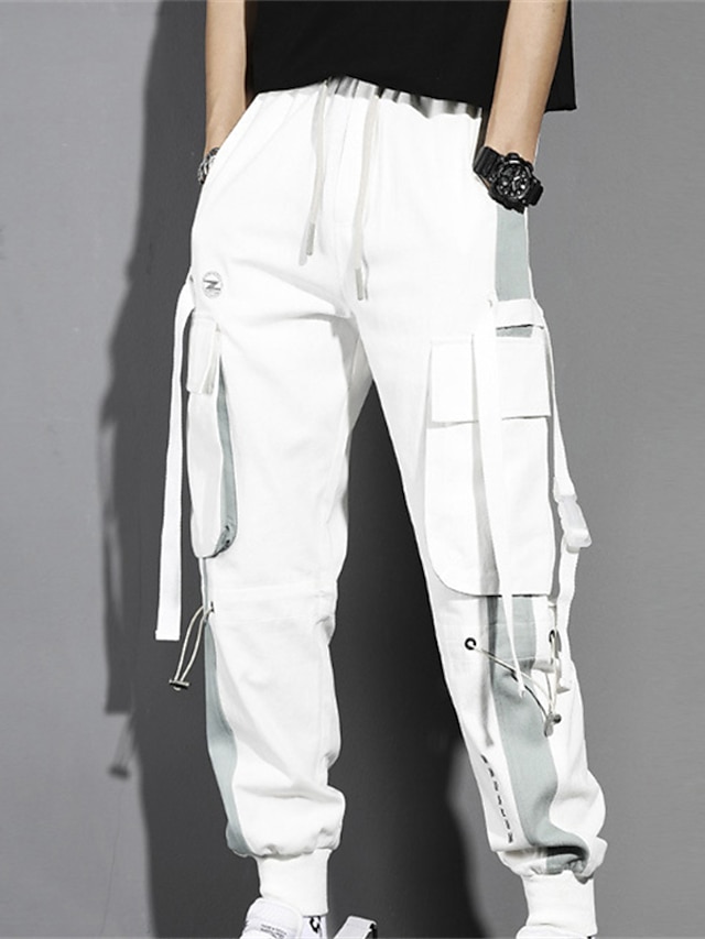 PADOLA Chino Hose Herren - Slim Fit Cargohose Mit Elastischer Taille & Multitaschen