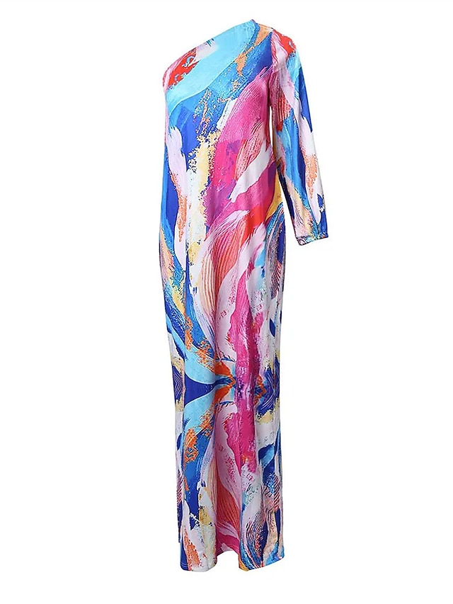 Women's Long Dress Maxi Dress Casual Dress Print Dress Floral Geometric ...